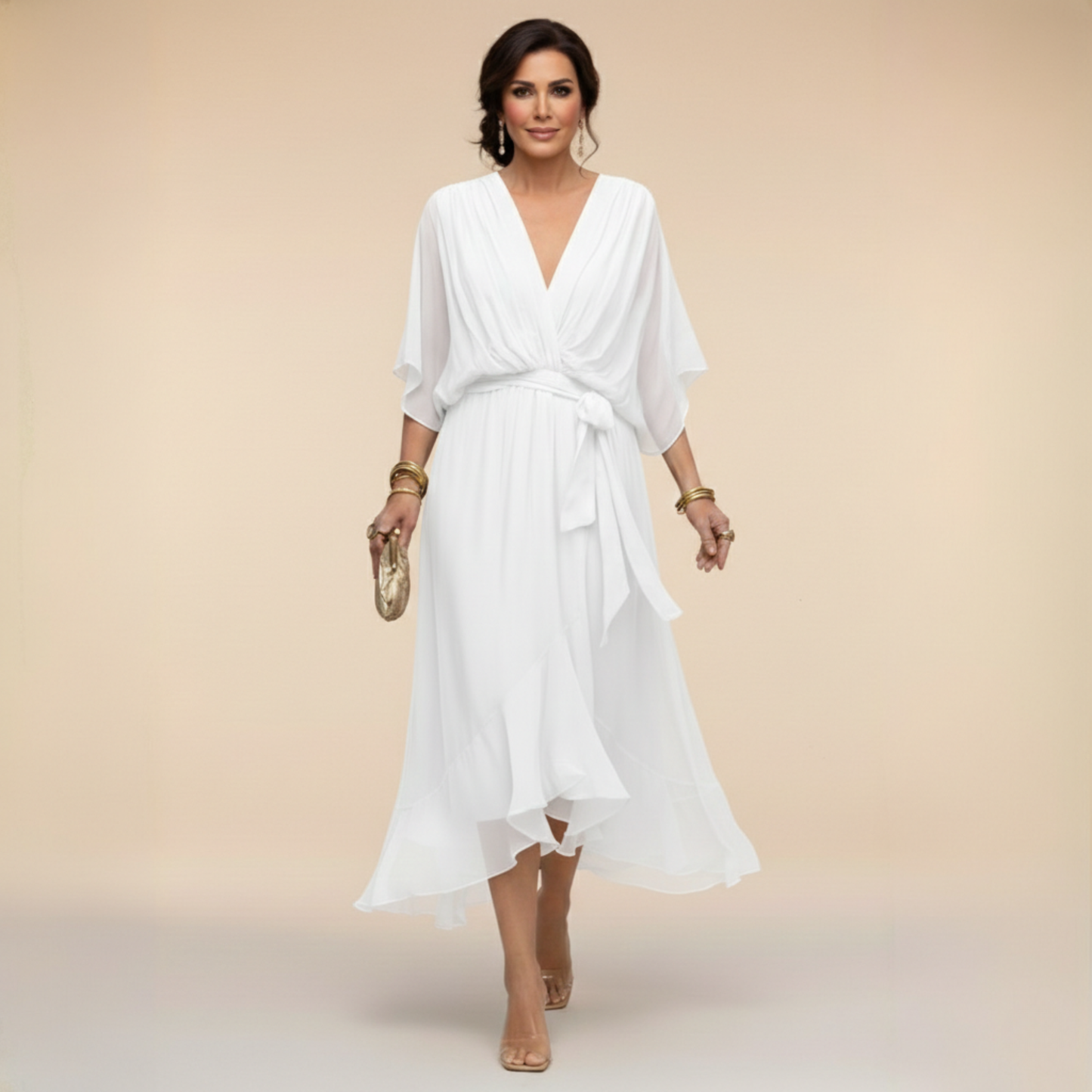 Monica | Vestido en V