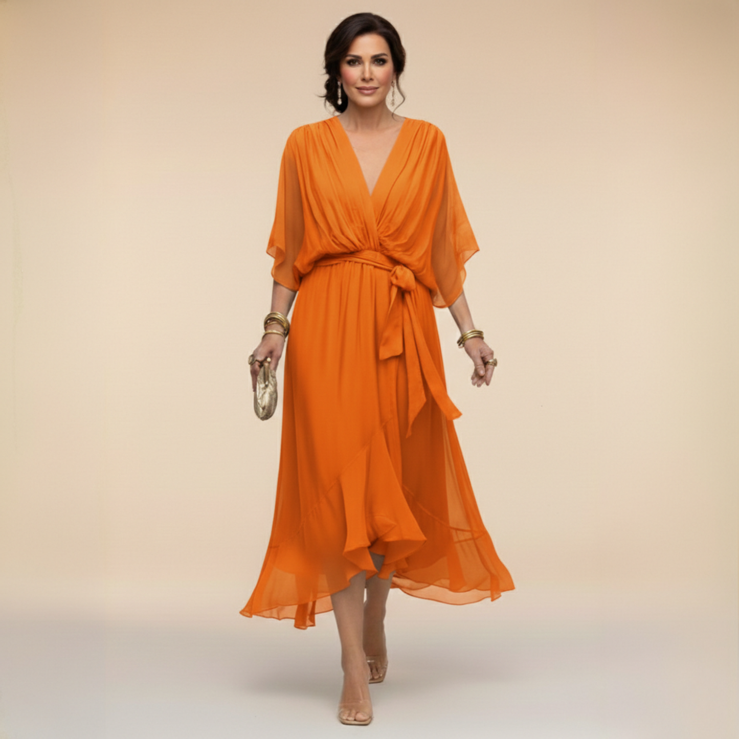 Monica | Vestido en V