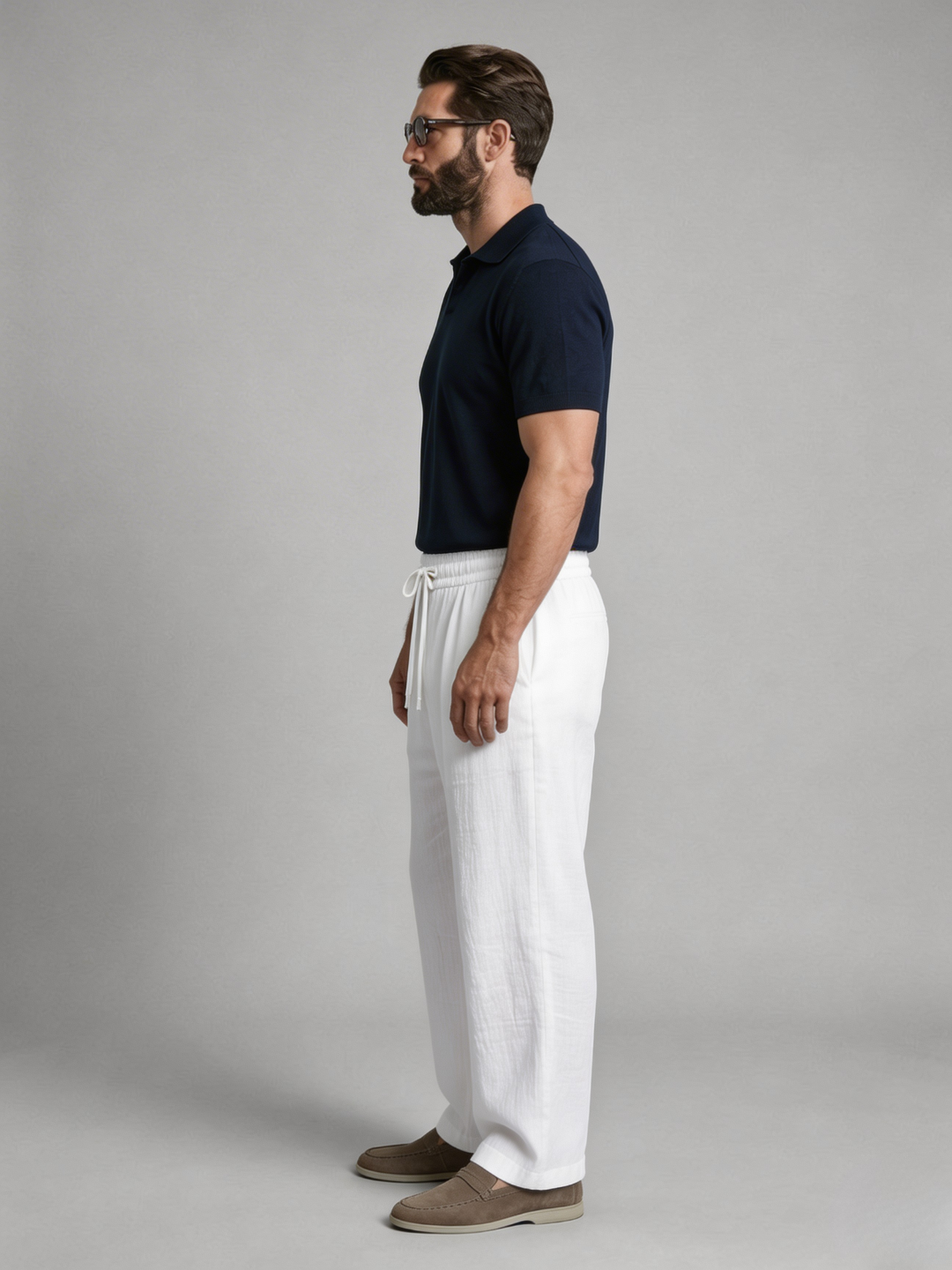 Pantalón largo de Lino