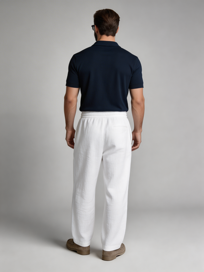 Pantalón largo de Lino