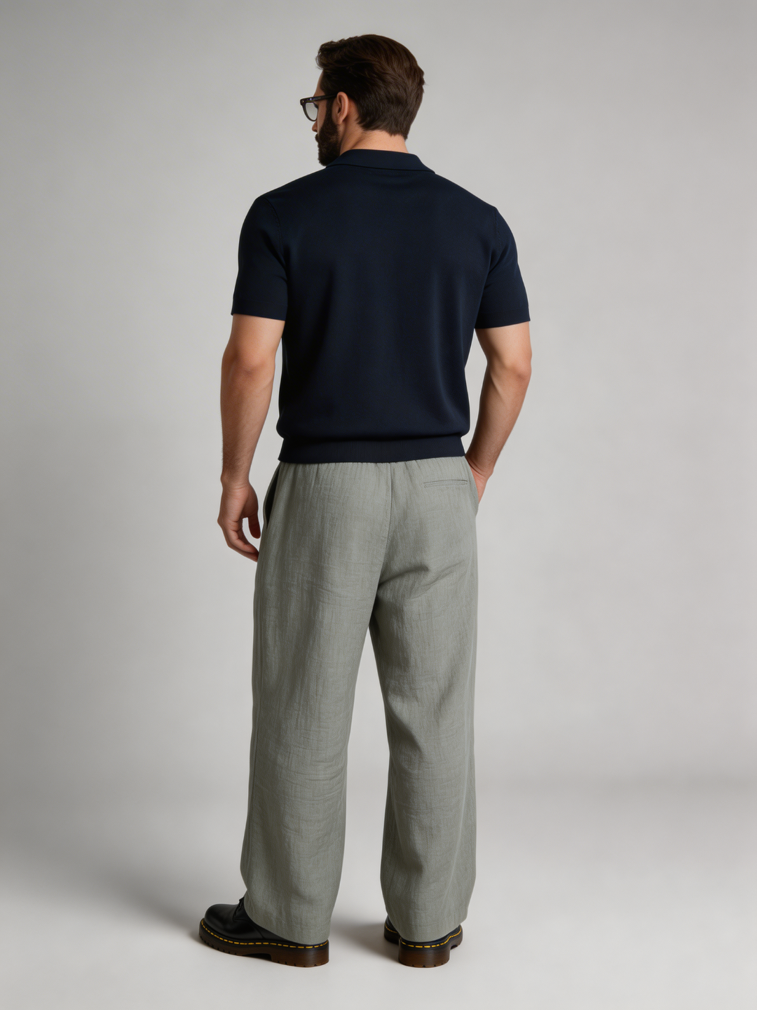 Pantalón largo de Lino
