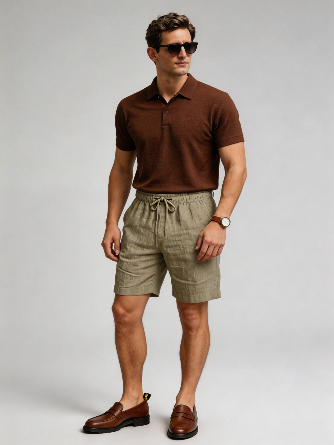 Pantalón corto de Lino