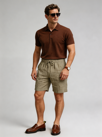 Pantalón corto de Lino