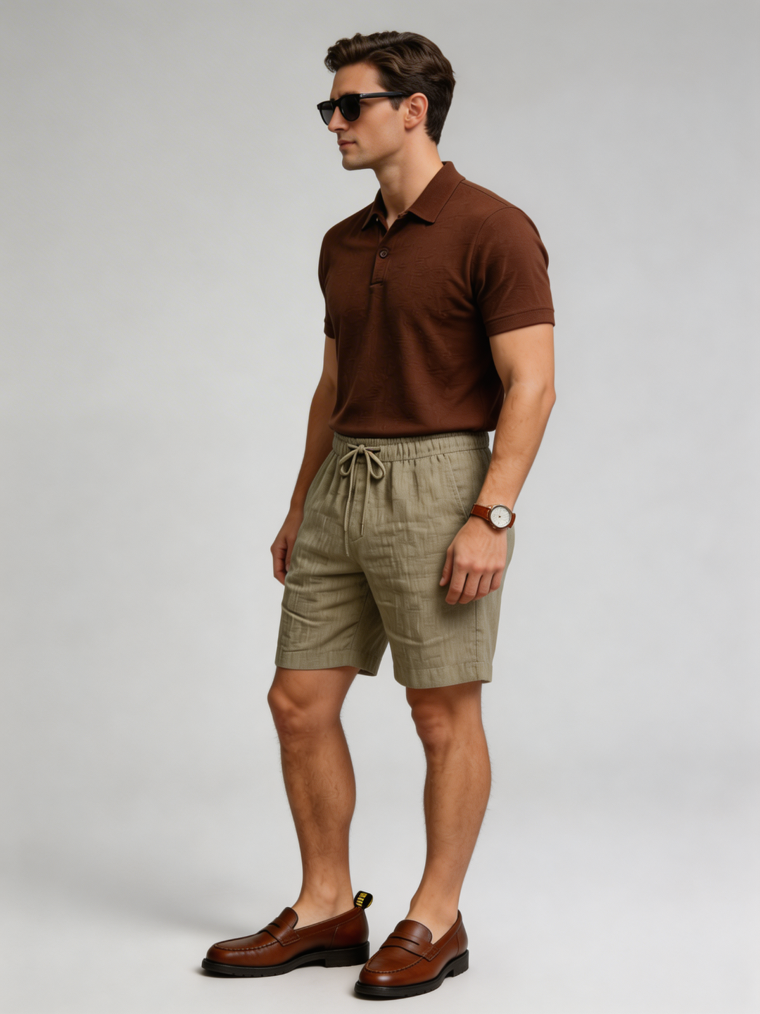 Pantalón corto de Lino