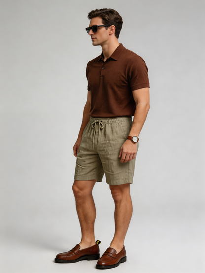 Pantalón corto de Lino