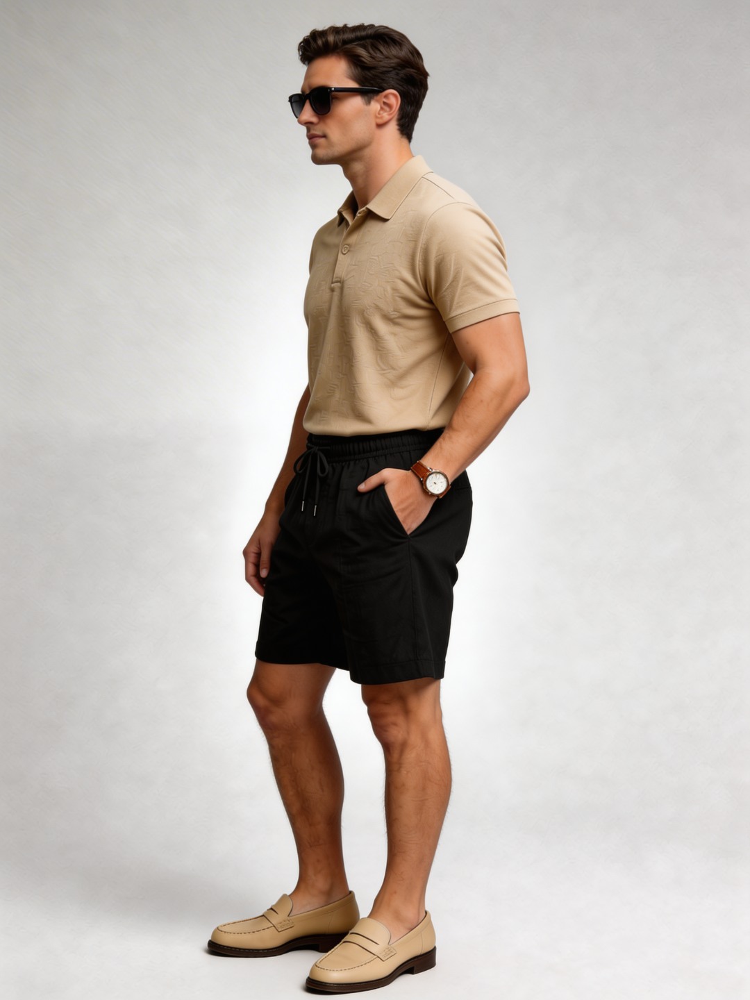 Pantalón corto de Lino