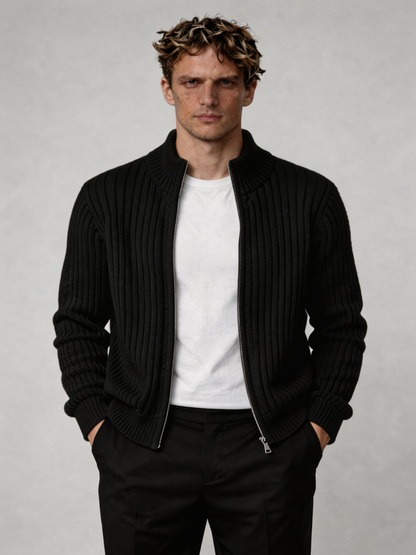 chaqueta long zip