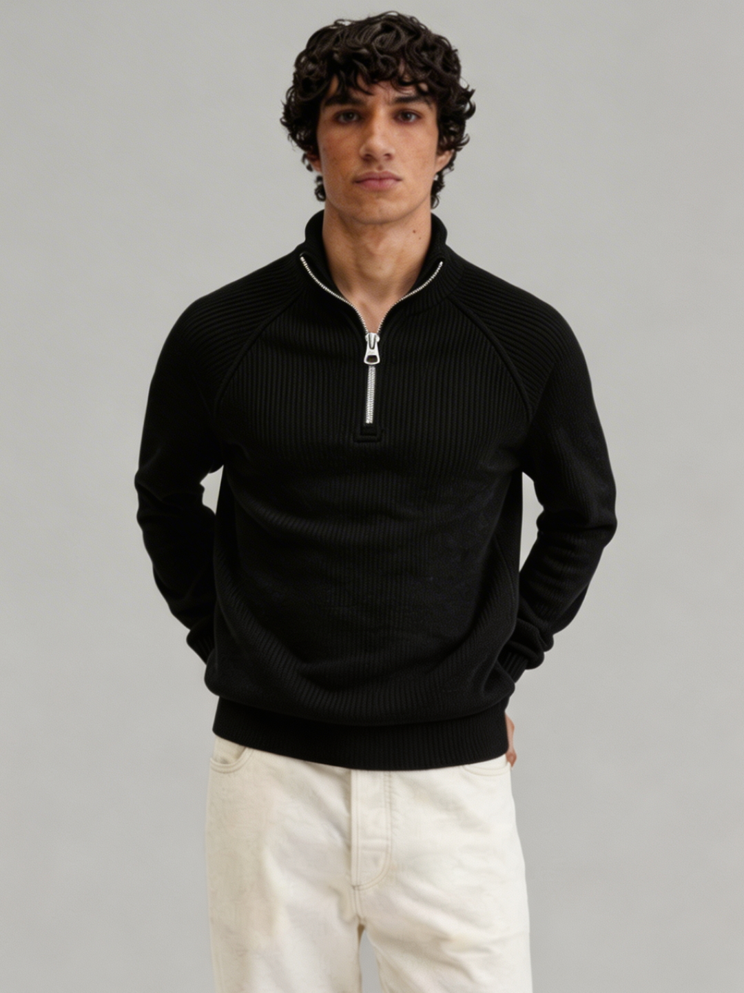 sudadera short zip