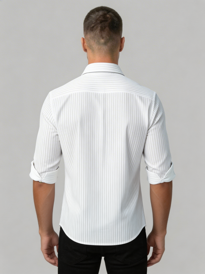 Camisa Rayas Manga Larga