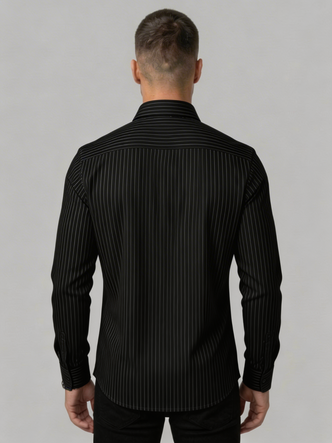 Camisa Rayas Manga Larga