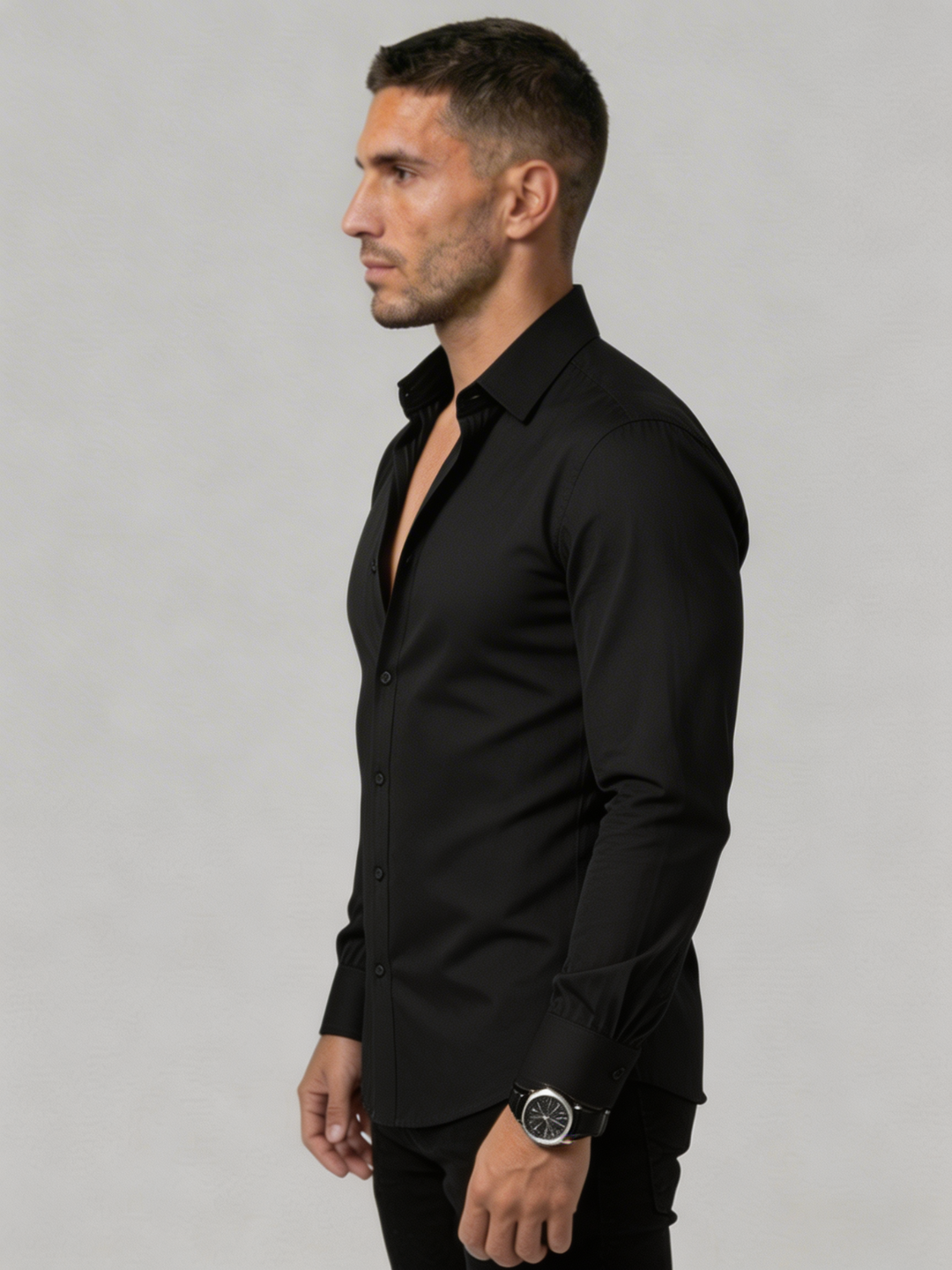 Camisa Rayas Manga Larga