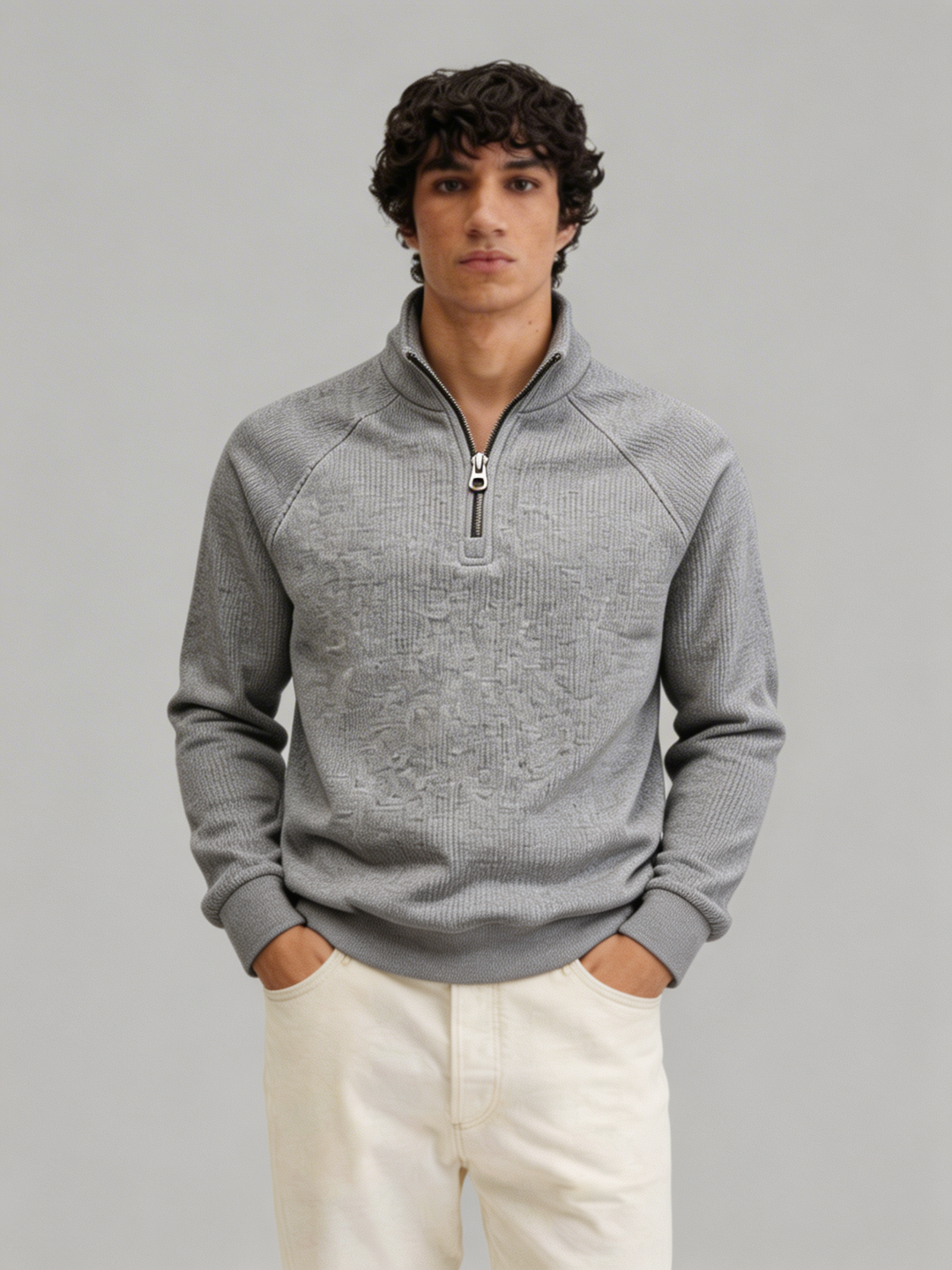sudadera short zip