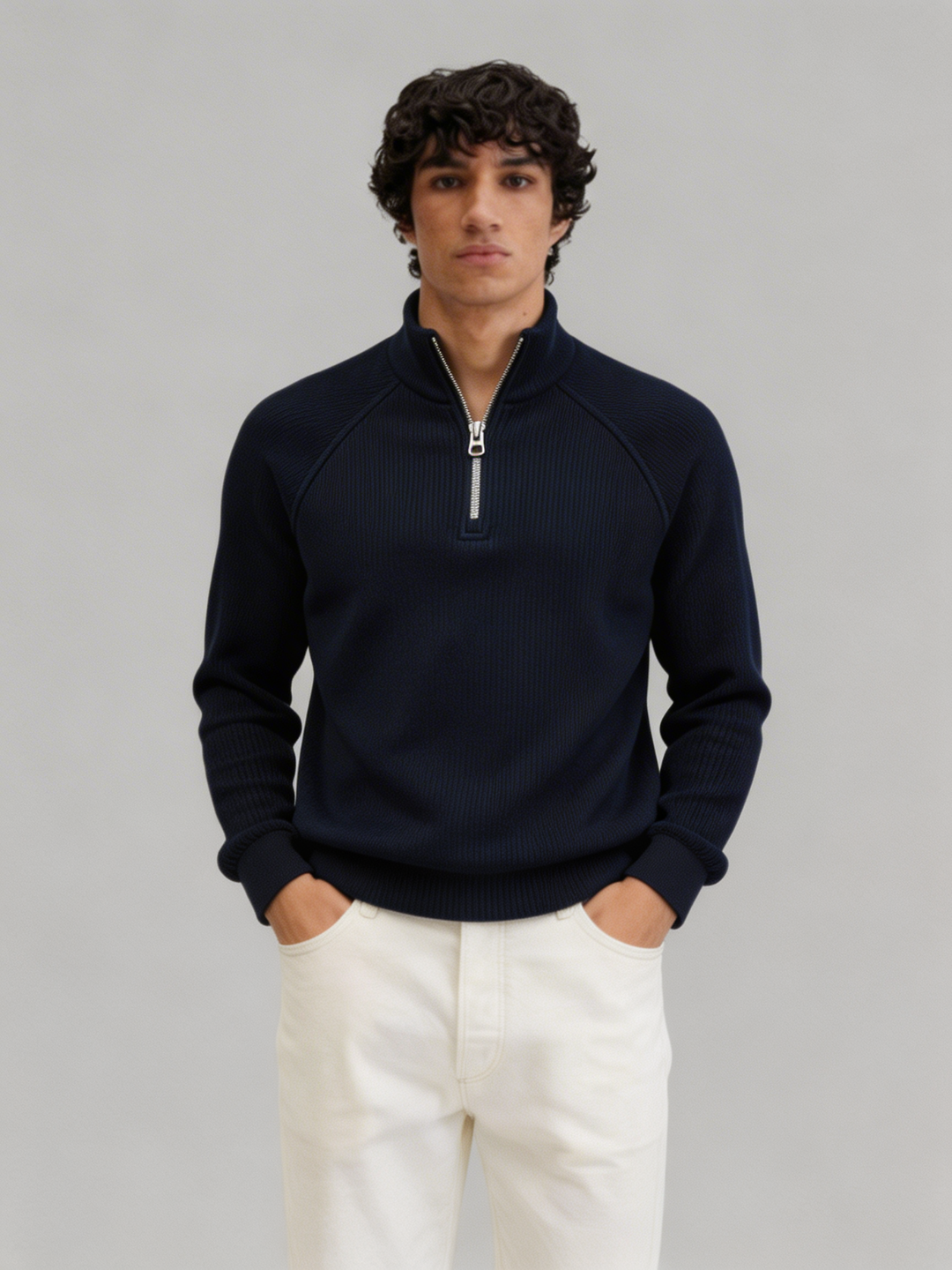 sudadera short zip