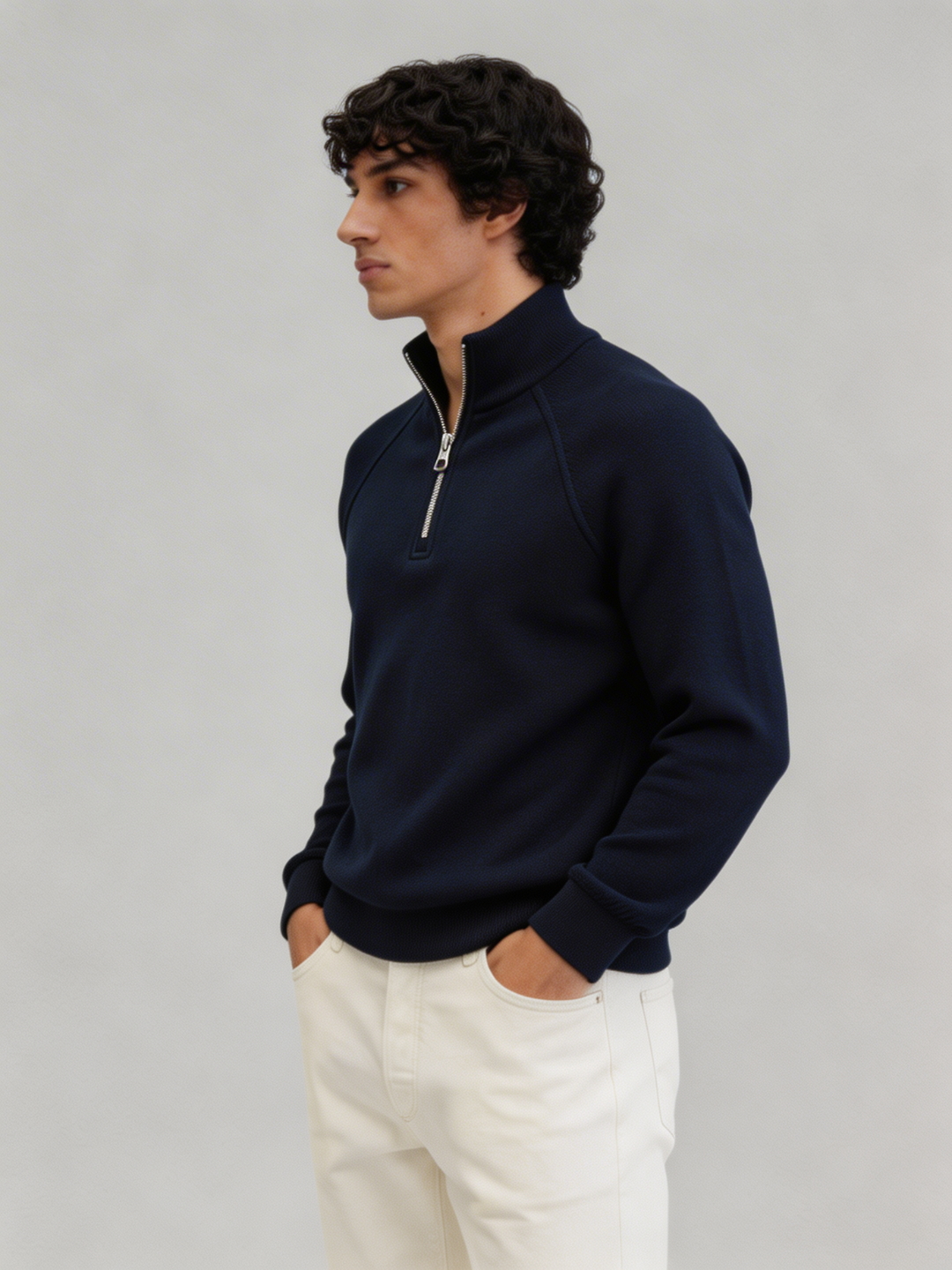 sudadera short zip