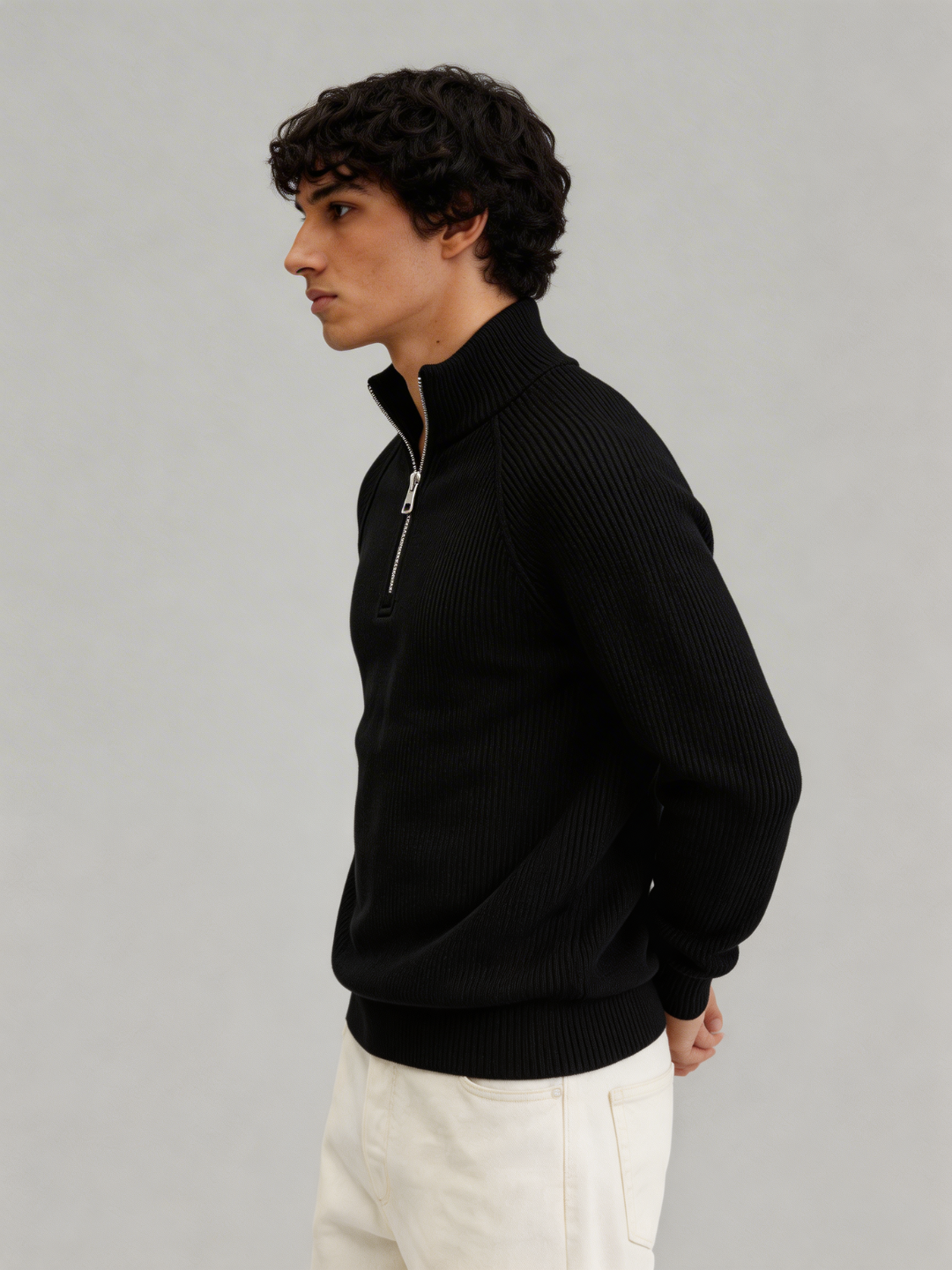 sudadera short zip