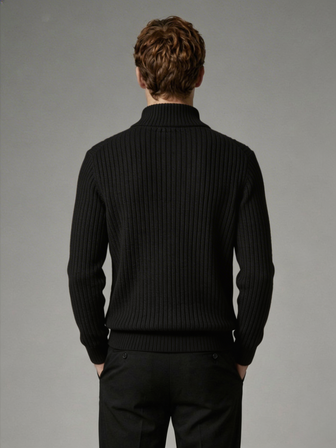 chaqueta long zip