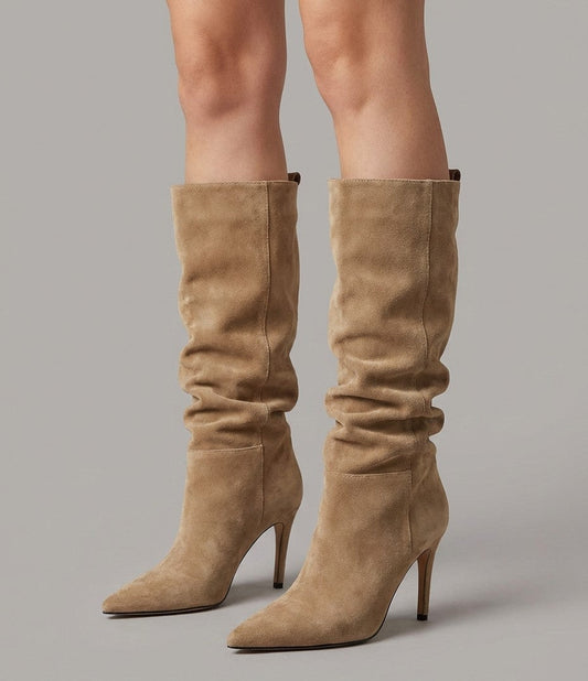 Valeria | Botas altas elegantes de tacón fino