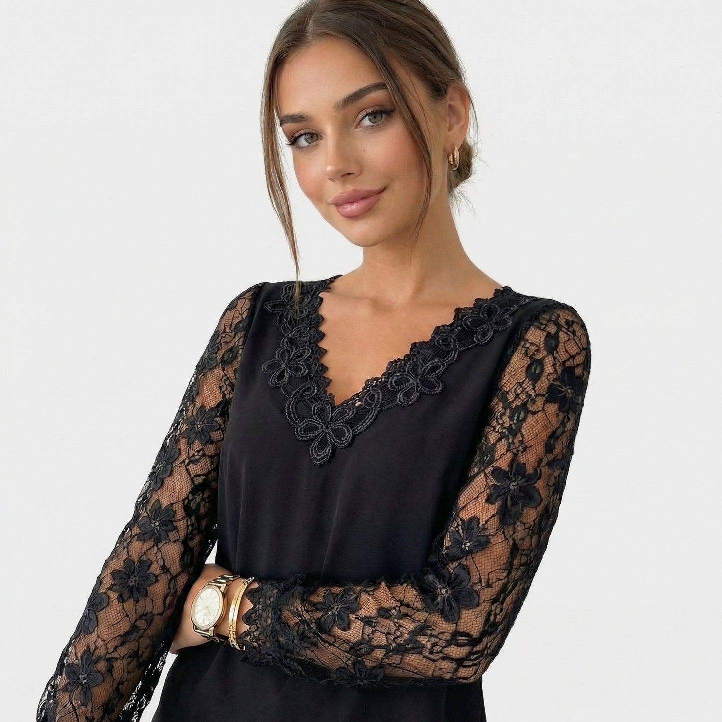 Ria | Blusa Elegante con Escote en V